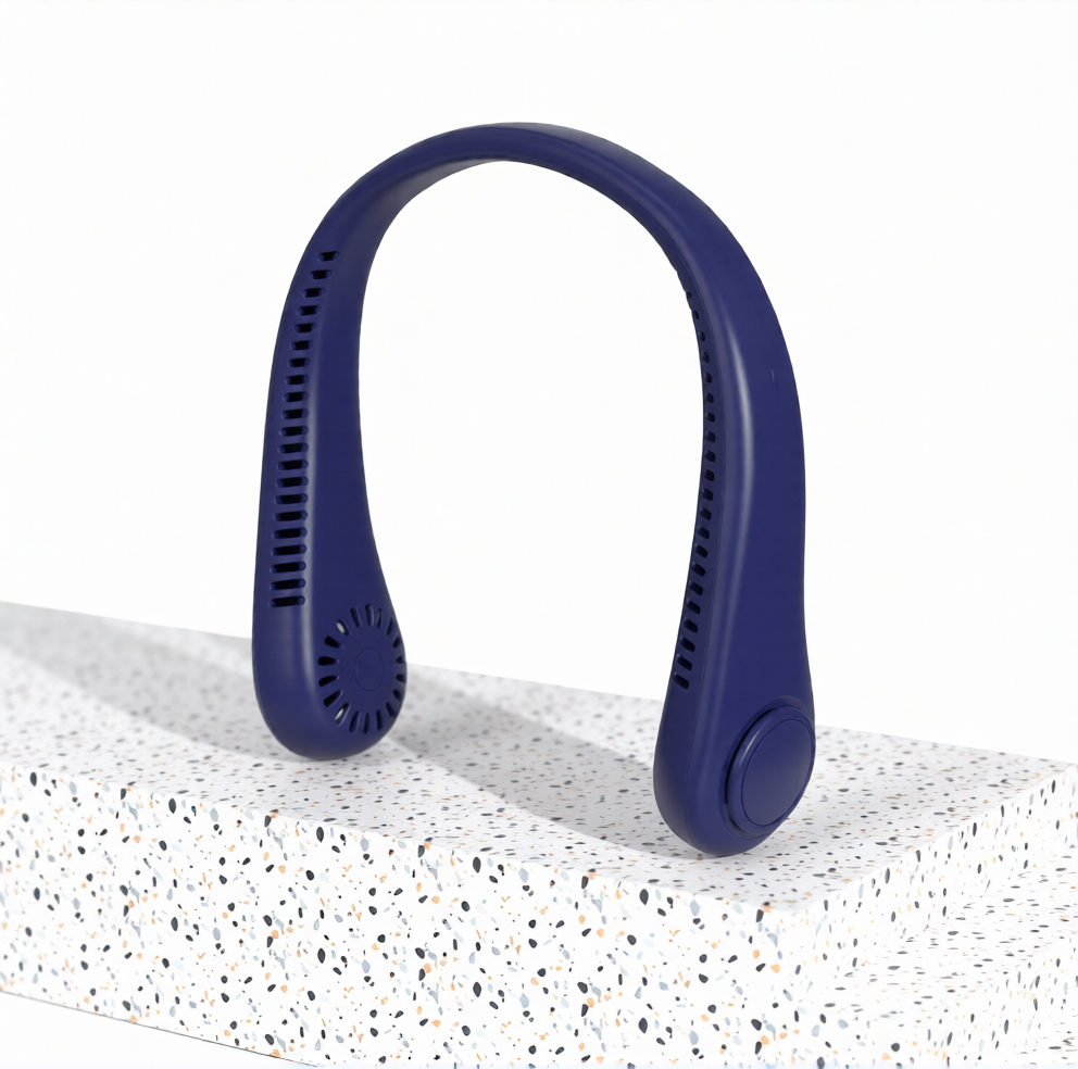 βοΈ Wearable Neck Fan β Bladeless Hands-Free Cooling Fan with USB Rechargeable & Quiet Airflow