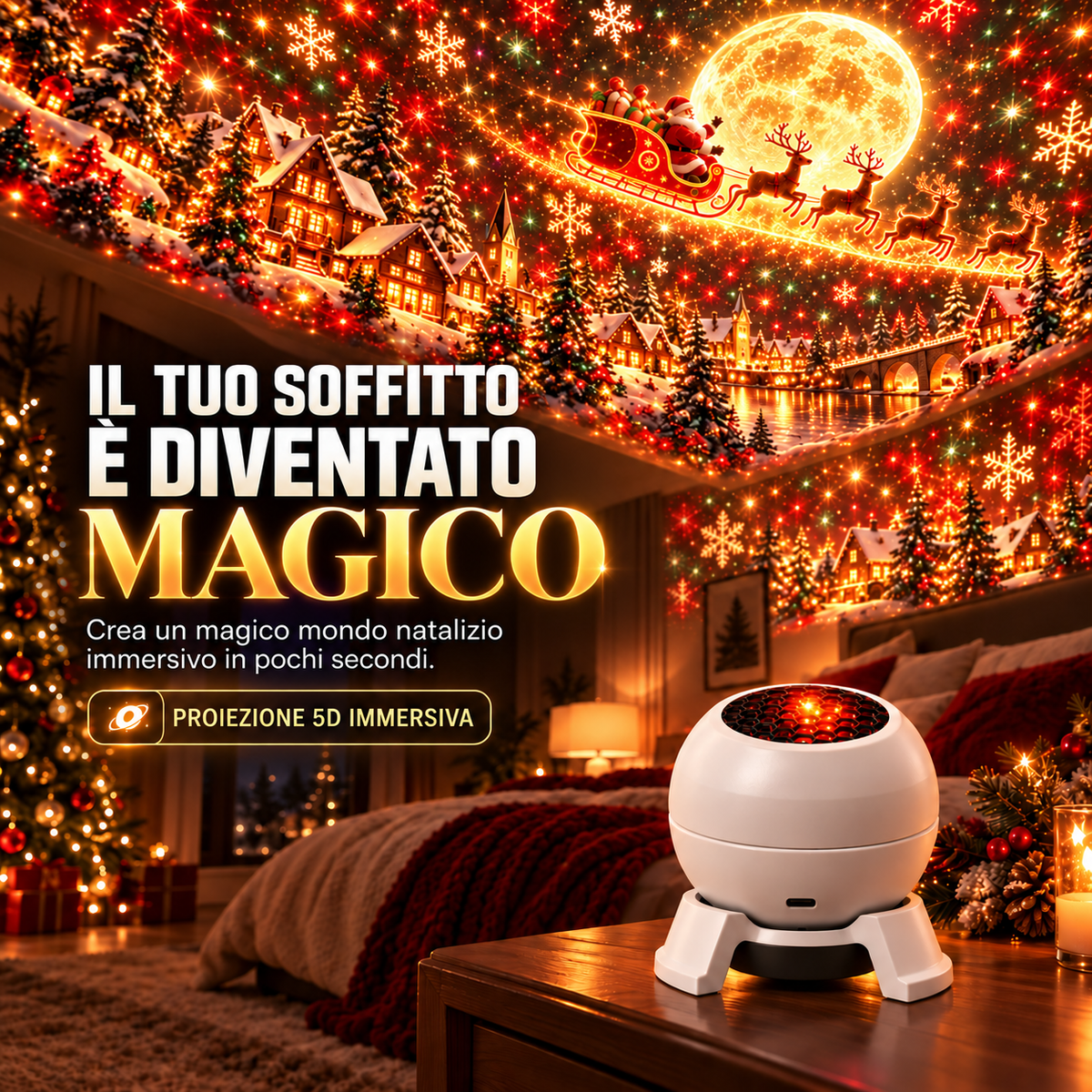 🌟🌟𝑇𝑟𝑎𝑠𝑓𝑜𝑟𝑚𝑎 𝑂𝑔𝑛𝑖 𝑆𝑡𝑎𝑛𝑧𝑎 𝐼𝑛 𝑈𝑛 𝑀𝑎𝑔𝑖𝑐𝑜 𝑀𝑜𝑛𝑑𝑜 𝑁𝑎𝑡𝑎𝑙𝑖𝑧𝑖𝑜 – 𝐿𝑢𝑐𝑒 𝑁𝑜𝑡𝑡𝑢𝑟𝑛𝑎 𝐶𝑜𝑛 𝑃𝑟𝑜𝑖𝑒𝑧𝑖𝑜𝑛𝑖 𝑁𝑎𝑡𝑎𝑙𝑖𝑧𝑖𝑒