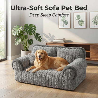 🐶🛋️ 𝐿𝑢𝑥𝑢𝑟𝑦 𝑃𝑒𝑡 𝑆𝑜𝑓𝑎 𝐵𝑒𝑑 – 𝐶𝑜𝑧𝑦 𝑃𝑙𝑢𝑠ℎ 𝐶𝑜𝑢𝑐ℎ 𝑓𝑜𝑟 𝐶𝑎𝑡𝑠 & 𝐷𝑜𝑔𝑠🐾